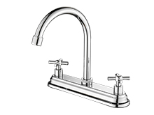 Double handle basin faucet-FA-6339