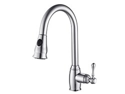 single handle cupc pull out kitchen sink faucet