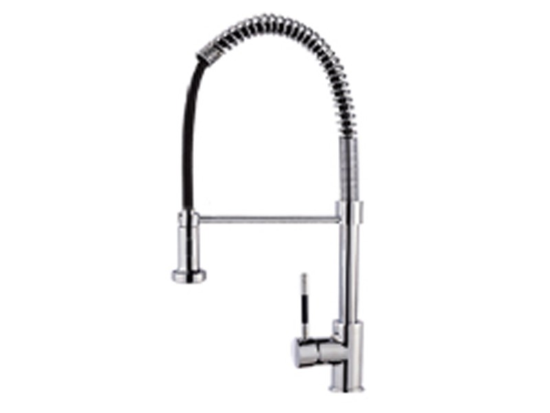 Pull-out Mixer Kitchen Faucet FA-9667-Brass