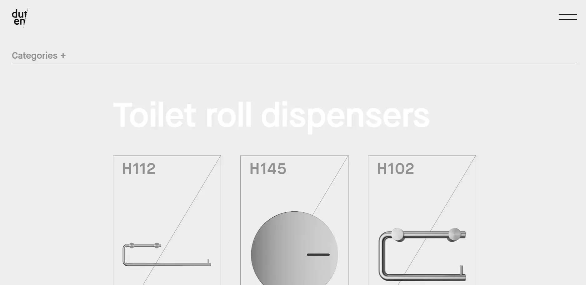 Duten toilet paper holder