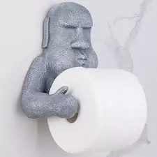 stone toilet paper holder
