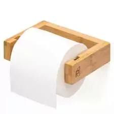 Wooden toilet paper holders